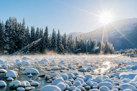 Un beau paysage image libre de droit