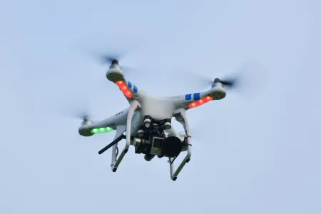 Une drone image libre de droit