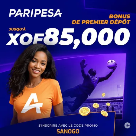 Bonus de bienvenue PariPesa pour paris sportifs image libre de droit